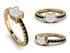 Elegant Enamel Cat Black Diamond Ring - Cat No. 7 image 8