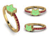 Elegant Enamel Cat Ruby Ring - Cat No. 10 image 4