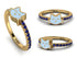 Elegant Enamel Cat Sapphire Ring - Cat No. 13 image 8