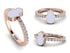 Elegant Enamel Hamsa Diamond Ring - Hamsa No. 2 image 8