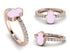 Elegant Enamel Hamsa Diamond Ring - Hamsa No. 2