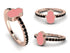 Elegant Enamel Hamsa Black Diamond Ring - Hamsa No. 8 image 6