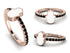 Elegant Enamel Hamsa Black Diamond Ring - Hamsa No. 8 image 7