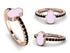 Elegant Enamel Hamsa Black Diamond Ring - Hamsa No. 8 image 11