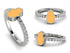 Elegant Enamel Hamsa Diamond Ring - Hamsa No. 3