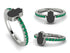 Elegant Enamel Hamsa Emerald Ring - Hamsa No. 6 image 12