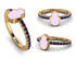 Elegant Enamel Hamsa Sapphire Ring - Hamsa No. 13 image 10