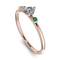 Minimalist Thin Diamond Ring - Brielle No. 17 image 1