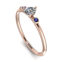 Minimalist Thin Diamond Ring - Brielle No. 62 image 1