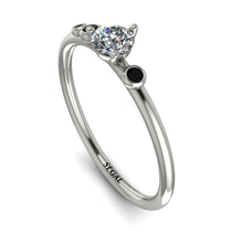 Minimalist Thin Diamond Ring - Brielle No. 33 image 1