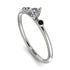 Minimalist Thin Diamond Ring - Brielle No. 33 image 1