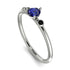 Minimalist Thin Sapphire Ring - Brielle No. 45