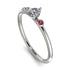 Minimalist Thin Diamond Ring - Brielle No. 48