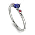 Minimalist Thin Sapphire Ring - Brielle No. 60 image 1