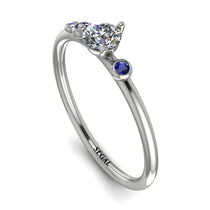 Minimalist Thin Diamond Ring - Brielle No. 63 image 1