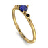 Minimalist Thin Sapphire Ring - Brielle No. 43