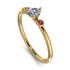 Minimalist Thin Diamond Ring - Brielle No. 46
