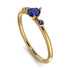 Minimalist Thin Sapphire Ring - Brielle No. 73