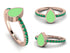 Elegant Enamel Pear Emerald Ring - Pear No. 5 image 5