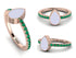 Elegant Enamel Pear Emerald Ring - Pear No. 5 image 8