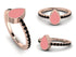 Elegant Enamel Pear Black Diamond Ring - Pear No. 8