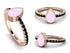 Elegant Enamel Pear Black Diamond Ring - Pear No. 8 image 10