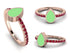 Elegant Enamel Pear Ruby Ring - Pear No. 11 image 5