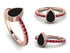 Elegant Enamel Pear Ruby Ring - Pear No. 11 image 13