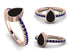 Elegant Enamel Pear Sapphire Ring - Pear No. 14 image 13