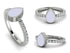 Elegant Enamel Pear Diamond Ring - Pear No. 3 image 7