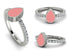 Elegant Enamel Pear Diamond Ring - Pear No. 3