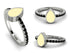 Elegant Enamel Pear Black Diamond Ring - Pear No. 9 image 12