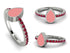 Elegant Enamel Pear Ruby Ring - Pear No. 12