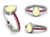 Elegant Enamel Pear Ruby Ring - Pear No. 12 image 12