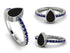Elegant Enamel Pear Sapphire Ring - Pear No. 15 image 2