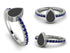 Elegant Enamel Pear Sapphire Ring - Pear No. 15 image 3