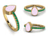 Elegant Enamel Pear Emerald Ring - Pear No. 4 image 10