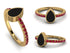 Elegant Enamel Pear Ruby Ring - Pear No. 10 image 13