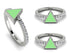 Elegant Enamel Triangle Diamond Ring - Triangle No. 3 image 5