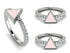 Elegant Enamel Triangle Diamond Ring - Triangle No. 3 image 10