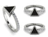 Elegant Enamel Triangle Diamond Ring - Triangle No. 3 image 13