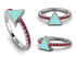 Elegant Enamel Triangle Ruby Ring - Triangle No. 12 image 2