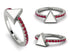 Elegant Enamel Triangle Ruby Ring - Triangle No. 12 image 6