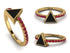 Elegant Enamel Triangle Ruby Ring - Triangle No. 10 image 13