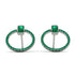 Emerald Cut Circle Emerald Earrings - Oaklyn No. 21 image 1