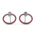 Emerald Cut Circle Diamond Earrings - Oaklyn No. 48