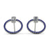 Emerald Cut Circle Diamond Earrings - Oaklyn No. 63 image 1