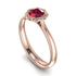 Solitaire Minimalist Ruby Ring - Eden No. 11 image 1