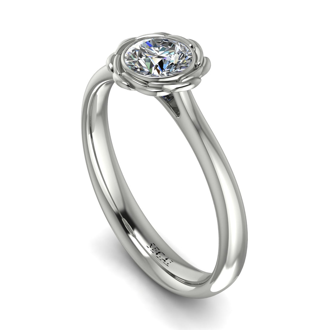 Solitaire Minimalist Diamond Ring - Eden No. 3