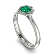 Solitaire Minimalist Emerald Ring - Eden No. 6 image 1